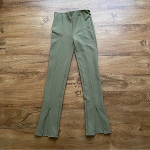 H&M ribbed flared pants